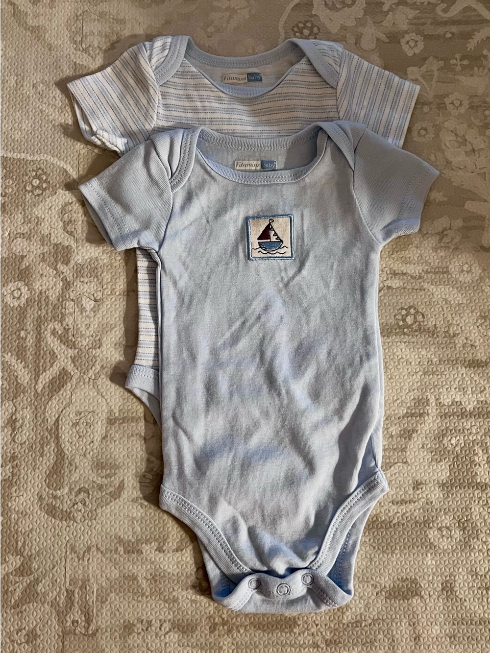 Vitamins Baby Short-Sleeve Onesie Bundle
